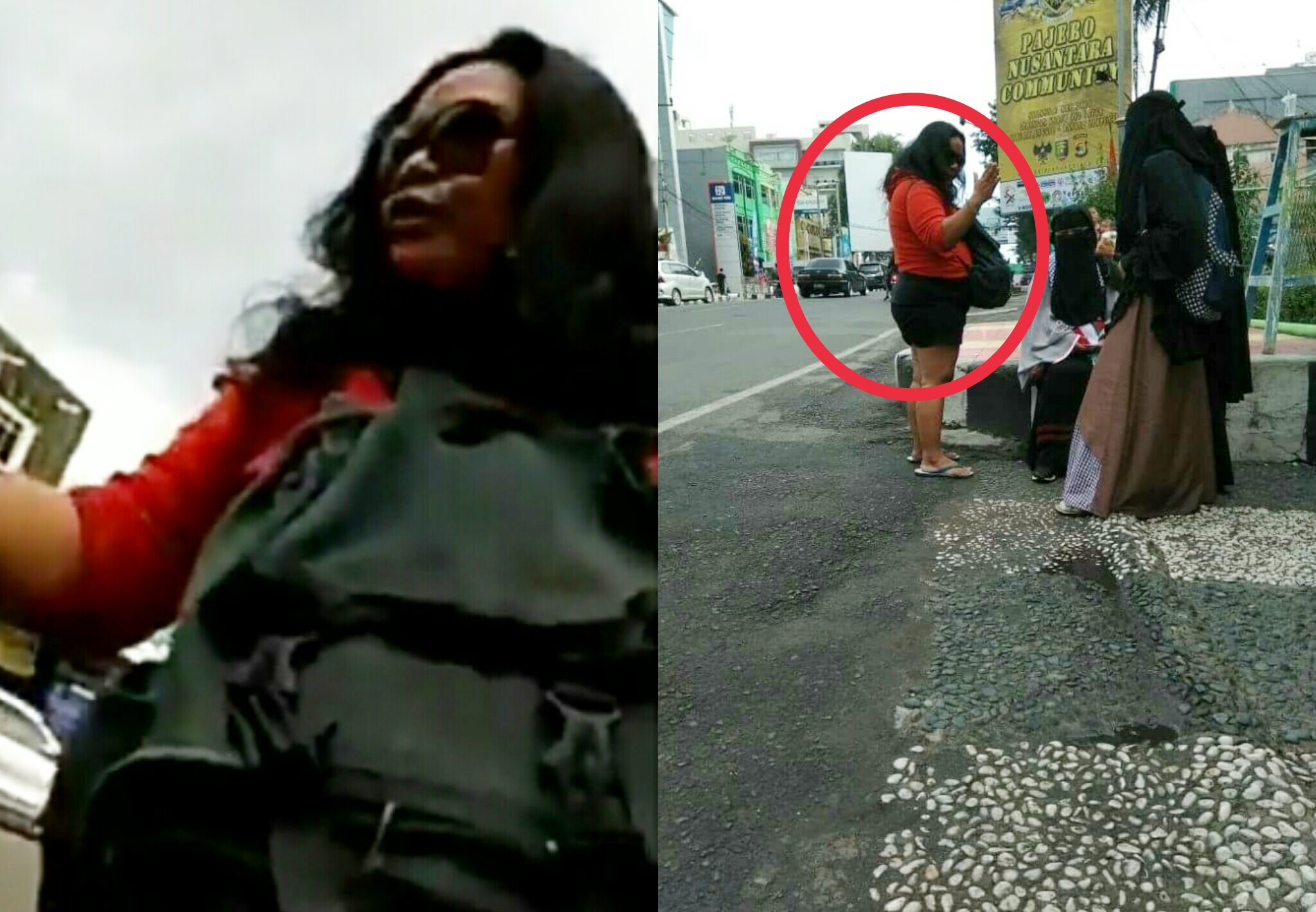 Astagfirullah Ibu Berpakaian Seksi ini Maki Wanita Bercadar dan Sebut Mirip ISIS Manaberita
